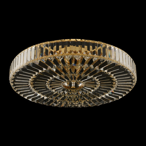 Allegri Crystal Julien 18k Gold Flushmount Light