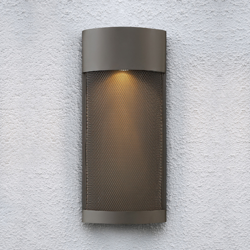 Aria 17.25-Inch Outdoor Wall Light in Buckeye Bronze by Hinkley Lighting