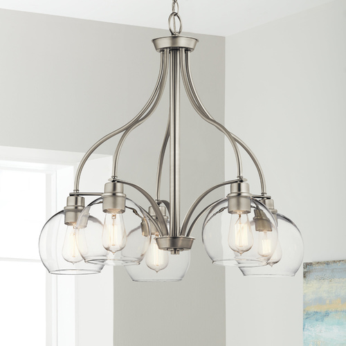 Harmony 5-Light Chandelier in Brushed Nickel by Kichler Lighting