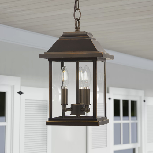 Minka Lavery Mariner's Pointe Oil Rubbed Bronze with Gold Highlights Outdoor Hanging Light by Minka Lavery 72634-143C