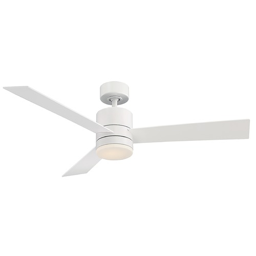 Modern Forms by WAC Lighting Axis 52-Inch LED Fan in Matte White by Modern Forms FR-W1803-52L-MW