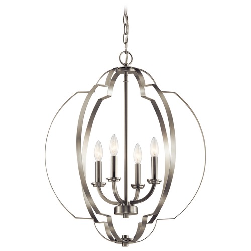 Voleta 4-Light Brushed Nickel Pendant by Kichler Lighting
