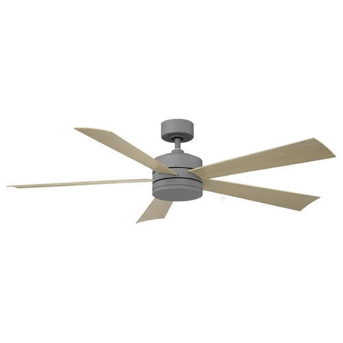 Modern Forms by WAC Lighting Wynd 60-Inch LED Outdoor Fan in Graphite 3000K by Modern Forms FR-W1801-60L-GH/WG