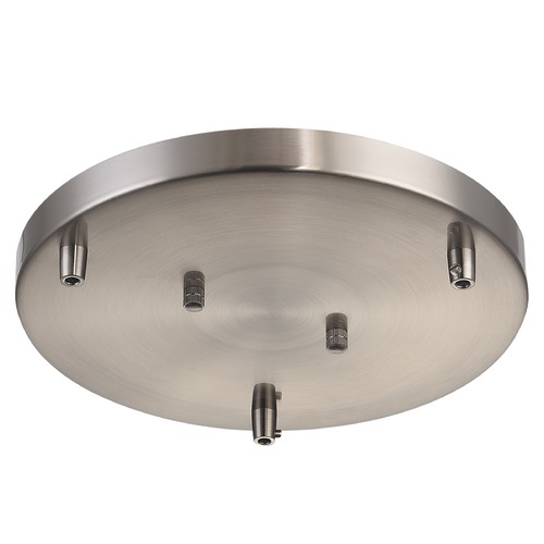 Multi Ceiling Canopy 120V Brushed Nickel Ceiling Adaptor by Matteo Lighting