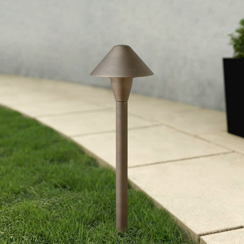 Hardy Island Mini Classic LED Path Light in Bronze by Hinkley Lighting
