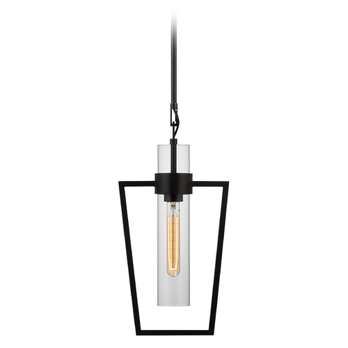 Visual Comfort Signature Collection Ian K. Fowler Presidio Caged Pendant in Bronze by Visual Comfort Signature S5676BZCG