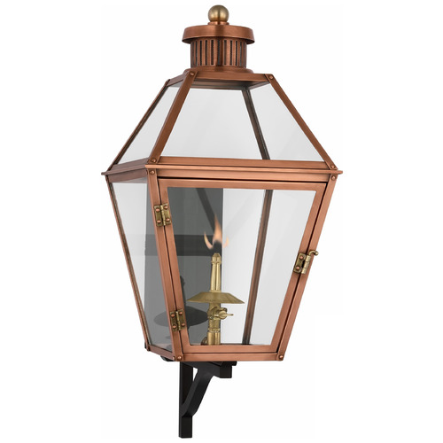 Visual Comfort Signature Collection Chapman & Myers Stratford Gas Lantern in Soft Copper by VC Signature CHO2455SCCG