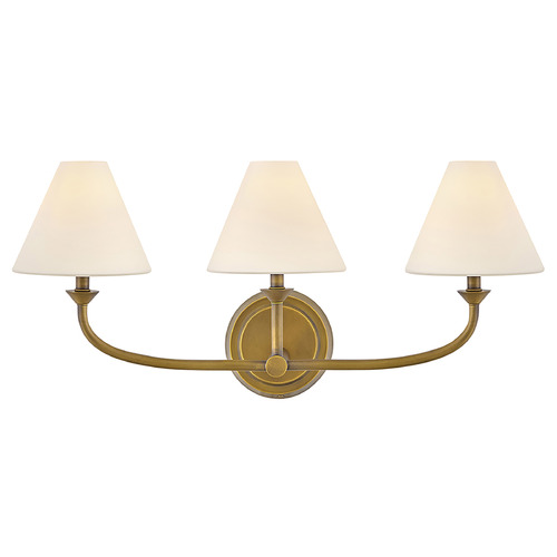 Greta Heritage Brass LED Bathroom Light by Hinkley Lighting