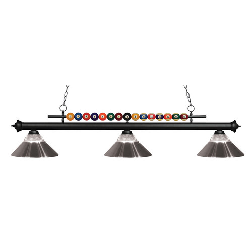 Z-Lite Shark Matte Black Billiard Light by Z-Lite 170MB-RBN