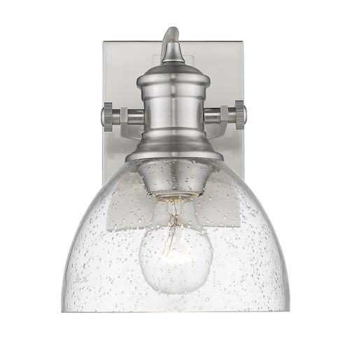 Hines Pewter Sconce by Golden Lighting