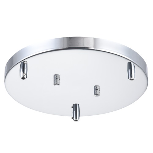 Multi Ceiling Canopy 120V Chrome Ceiling Adaptor by Matteo Lighting