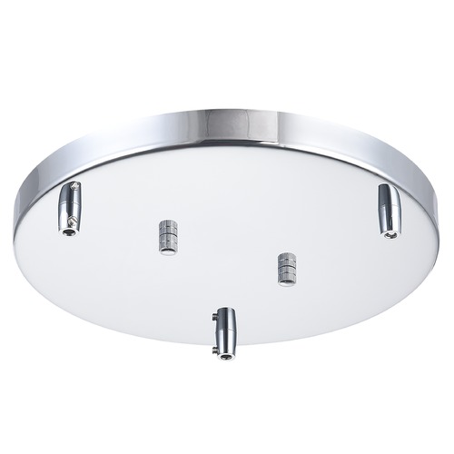 Matteo Lighting Multi Ceiling Canopy 120V Chrome Ceiling Adaptor by Matteo Lighting CP0103CH