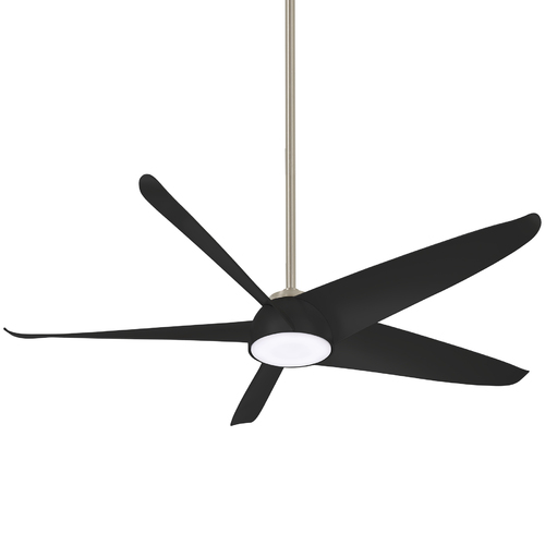 Ellipse 60-Inch LED Smart Fan in Brushed Nickel by Minka Aire
