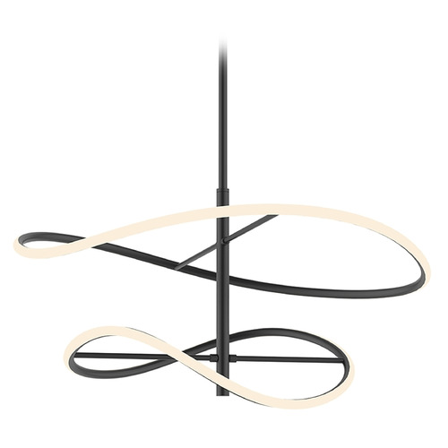 Collide Black LED Pendant by Kuzco Lighting