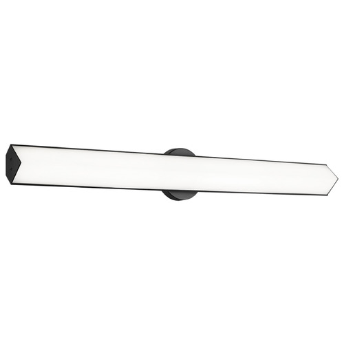 Matteo Lighting Matteo Lighting Jade Black LED Vertical Bathroom Light S09932BK