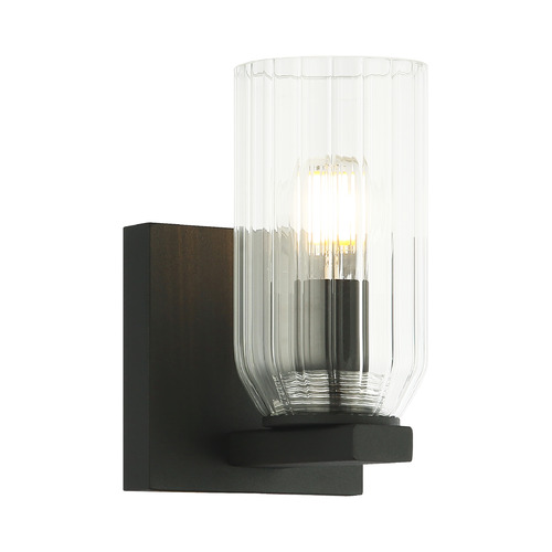 Matteo Lighting Westlock Matte Black Sconce by Matteo Lighting W34001MB