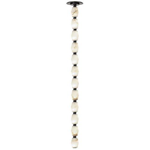 Visual Comfort Modern Collection Collier 36 3000K Alabaster Pendant in Bronze by Visual Comfort Modern SLPD55130ALBBZR