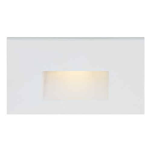 Recesso Lighting by Dolan Designs Horizontal LED Recessed Step Light in White by Recesso Lighting SL71-WH