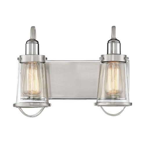 Savoy House Nickel Bathroom Light Lansing Collection by Savoy House 8-1780-2-111