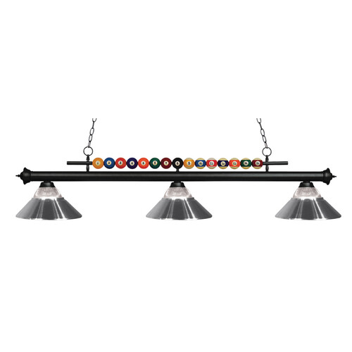 Z-Lite Shark Matte Black Billiard Light by Z-Lite 170MB-RCH