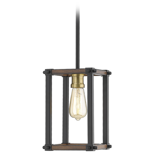 Z-Lite Kirkland Rustic Mahogany Mini Pendant by Z-Lite 472MPS-RM