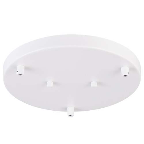 Matteo Lighting Matteo Lighting Multi Ceiling Canopy (line Voltage) White Ceiling Adaptor CP0103WH