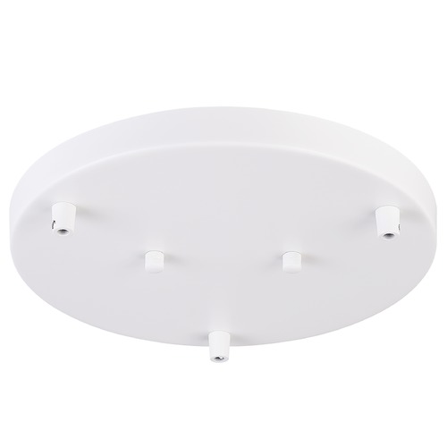 Matteo Lighting Multi Ceiling Canopy 120V White Ceiling Adaptor by Matteo Lighting CP0103WH