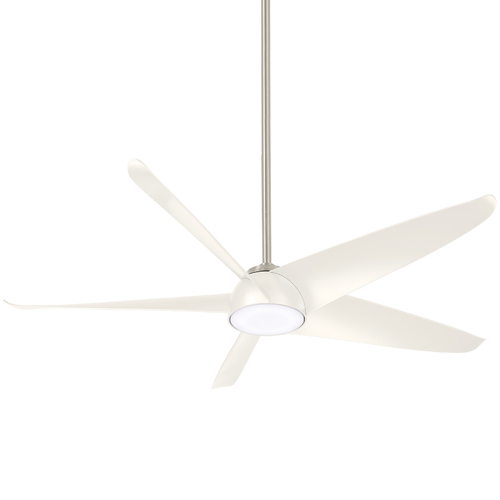 Ellipse 60-Inch LED Smart Fan in Brushed Nickel by Minka Aire