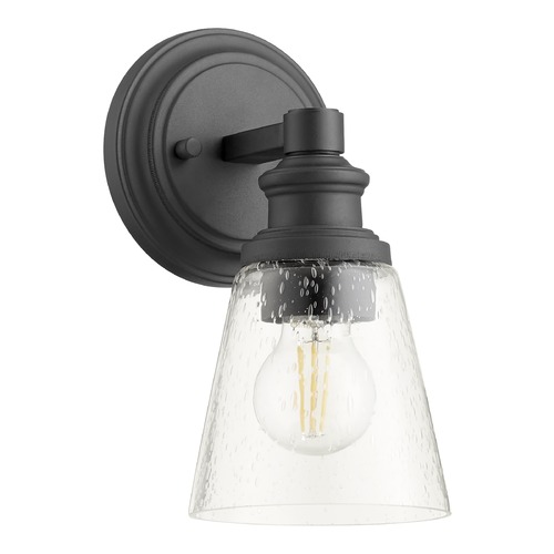 Dunbar Noir Sconce by Quorum Lighting
