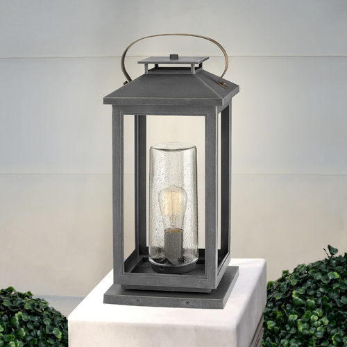 Atwater 21.50-Inch Ash Bronze LED Post Light by Hinkley Lighting