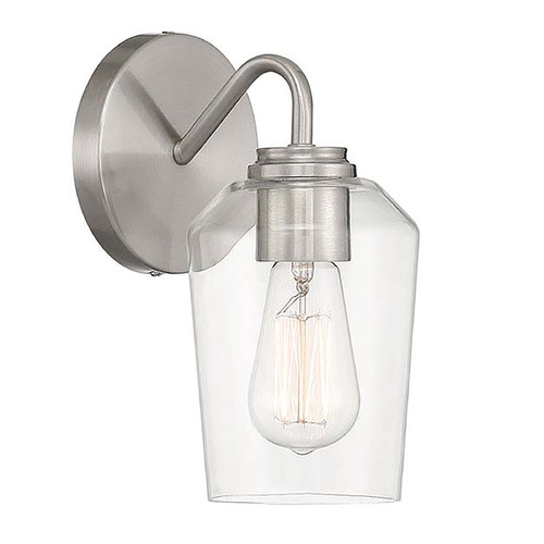 Shayna Brushed Polished Nickel Sconce by Craftmade Lighting