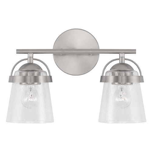 Madison 14-Inch Vanity Light in Brushed Nickel by HomePlace Lighting