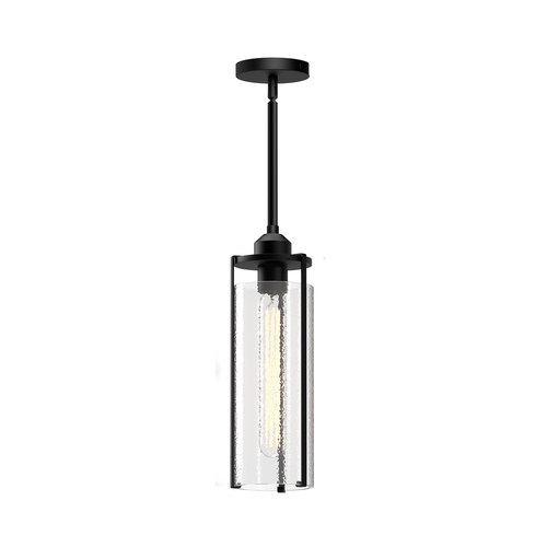 Alora Lighting Alora Lighting Belmont Matte Black Mini-Pendant Light with Cylindrical Shade PD536107MBWC