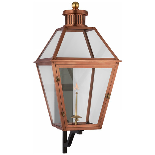 Visual Comfort Signature Collection Chapman & Myers Stratford Gas Lantern in Soft Copper by VC Signature CHO2457SCCG