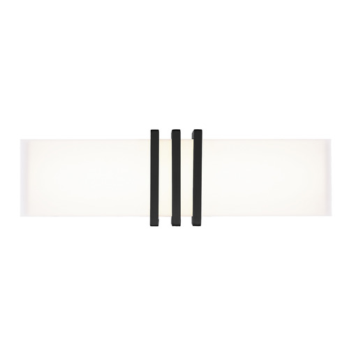 Minibar 18-Inch 3CCT LED Wall Sconce in Black by WAC Lighting