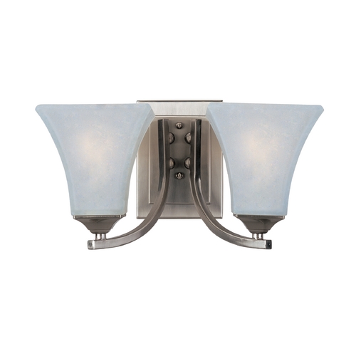 Aurora Satin Nickel Bathroom Light by Maxim Lighting