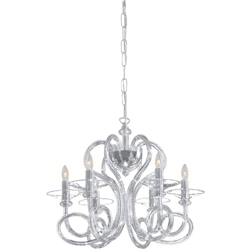 Metropolitan Family 6-Light Chandelier in Chrome by Metropolitan
