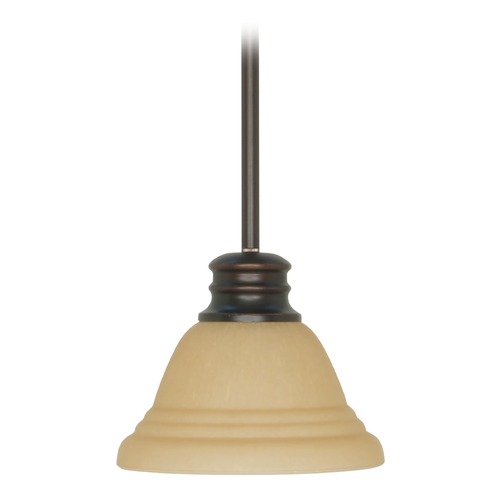 Empire Mahogany Bronze Mini Pendant by Nuvo Lighting