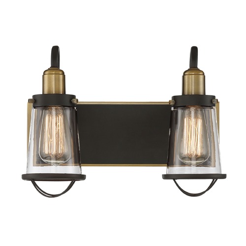 Savoy House Lansing Bronze & Brass Bathroom Light by Savoy House 8-1780-2-79