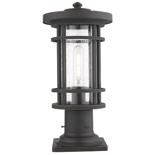 Jordan Oil Rubbed Bronze Post Light by Z-Lite