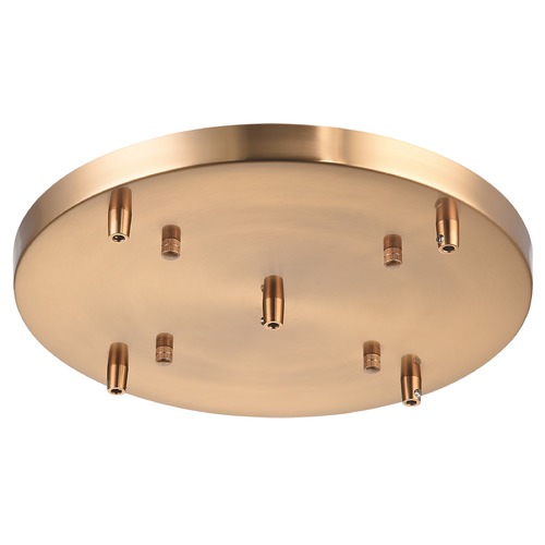 Multi Ceiling Canopy 120V Aged Gold Ceiling Adaptor by Matteo Lighting