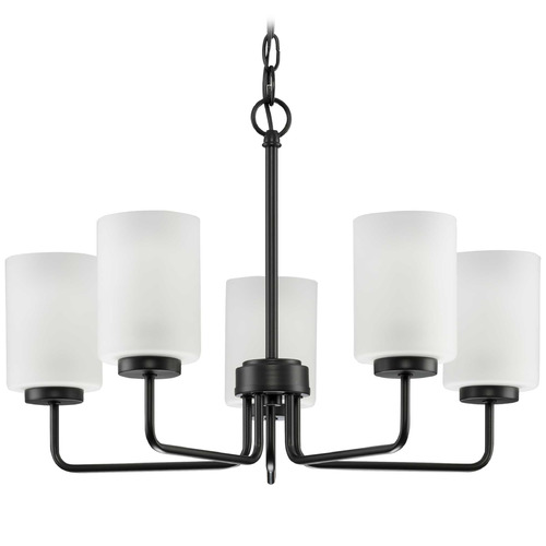 Progress Lighting Merry Matte Black Chandelier