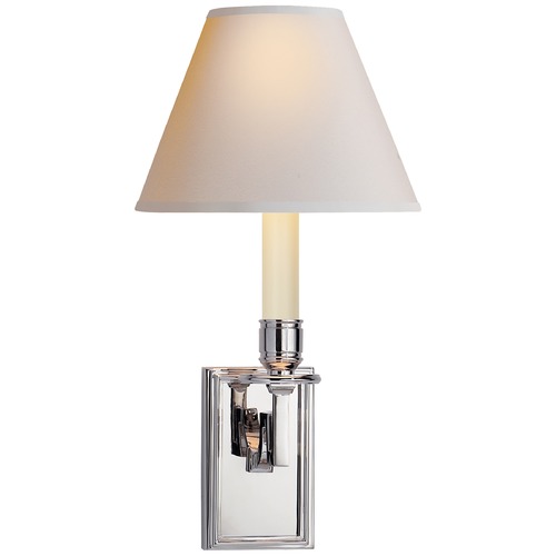 Visual Comfort Signature Collection Alexa Hampton Dean Library Sconce in Polished Nickel by Visual Comfort Signature AH2001PNNP