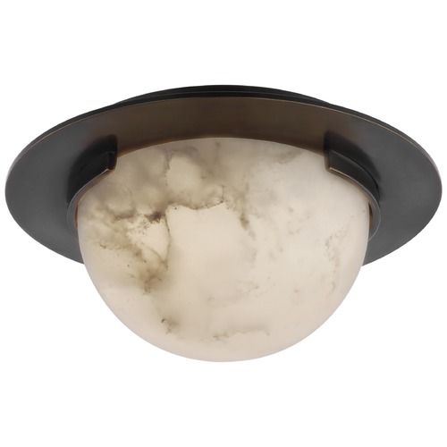 Kelly Wearstler Melange 6-Inch Flush Mount in Bronze by Visual Comfort Signature