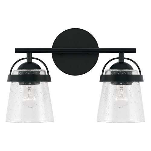 HomePlace by Capital Lighting Madison 14-Inch Vanity Light in Matte Black by HomePlace Lighting 147021MB-534