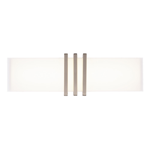 Minibar 18-Inch 3CCT LED Wall Sconce in Brushed Nickel by WAC Lighting