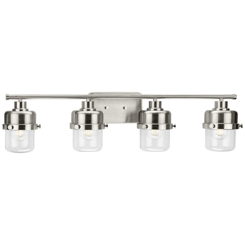 Progress Lighting Progress Lighting Beckner Brushed Nickel Bathroom Light P300425-009