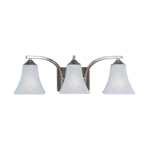 Maxim Lighting Aurora Satin Nickel Bathroom Light by Maxim Lighting 20100FTSN