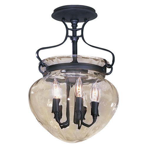 Hubbardton Forge Lighting Five-Light Semi-Flush Ceiling Light 126754-SKT-10-LL0095