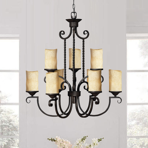 Hinkley Nine-Light Chandelier 4018OL